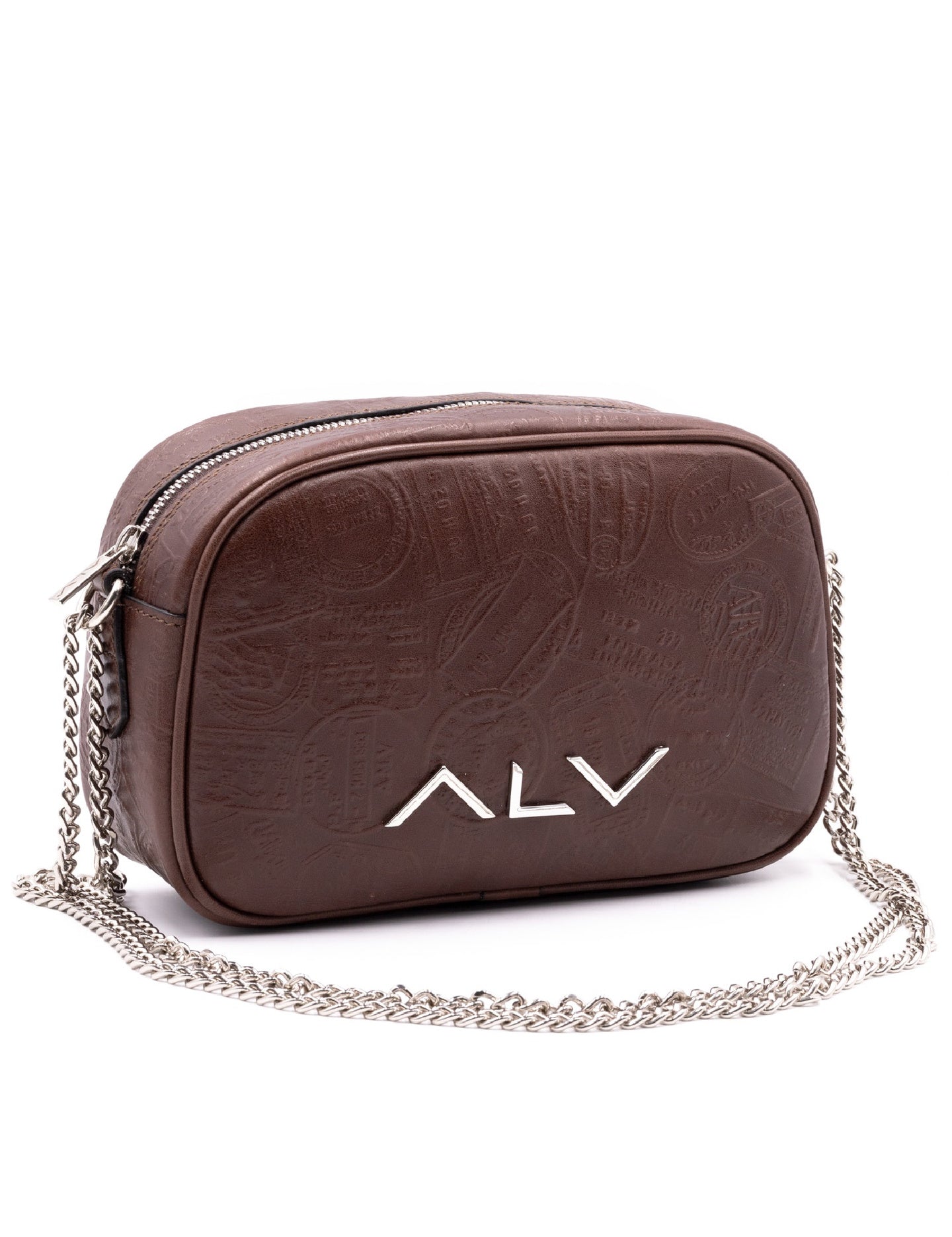 ALV Damen-Schultertasche - Dunkelbraun B