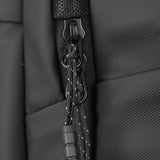Mochila unisex Astria Prime en poliéster negro.