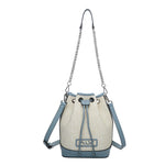 Borsa A Secchiello da donna ALV - Blu Chiaro