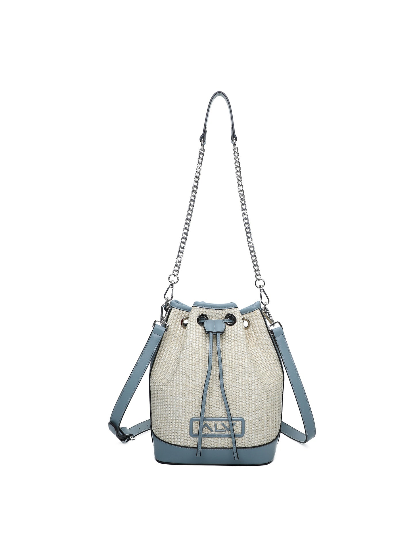 Borsa A Secchiello da donna ALV - Blu Chiaro