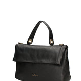Borsa a Mano in Dollaro Leather Nero