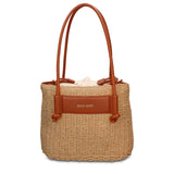 Borsa a Mano in Pelle Vegana Marrone Scuro Pierre Cardin