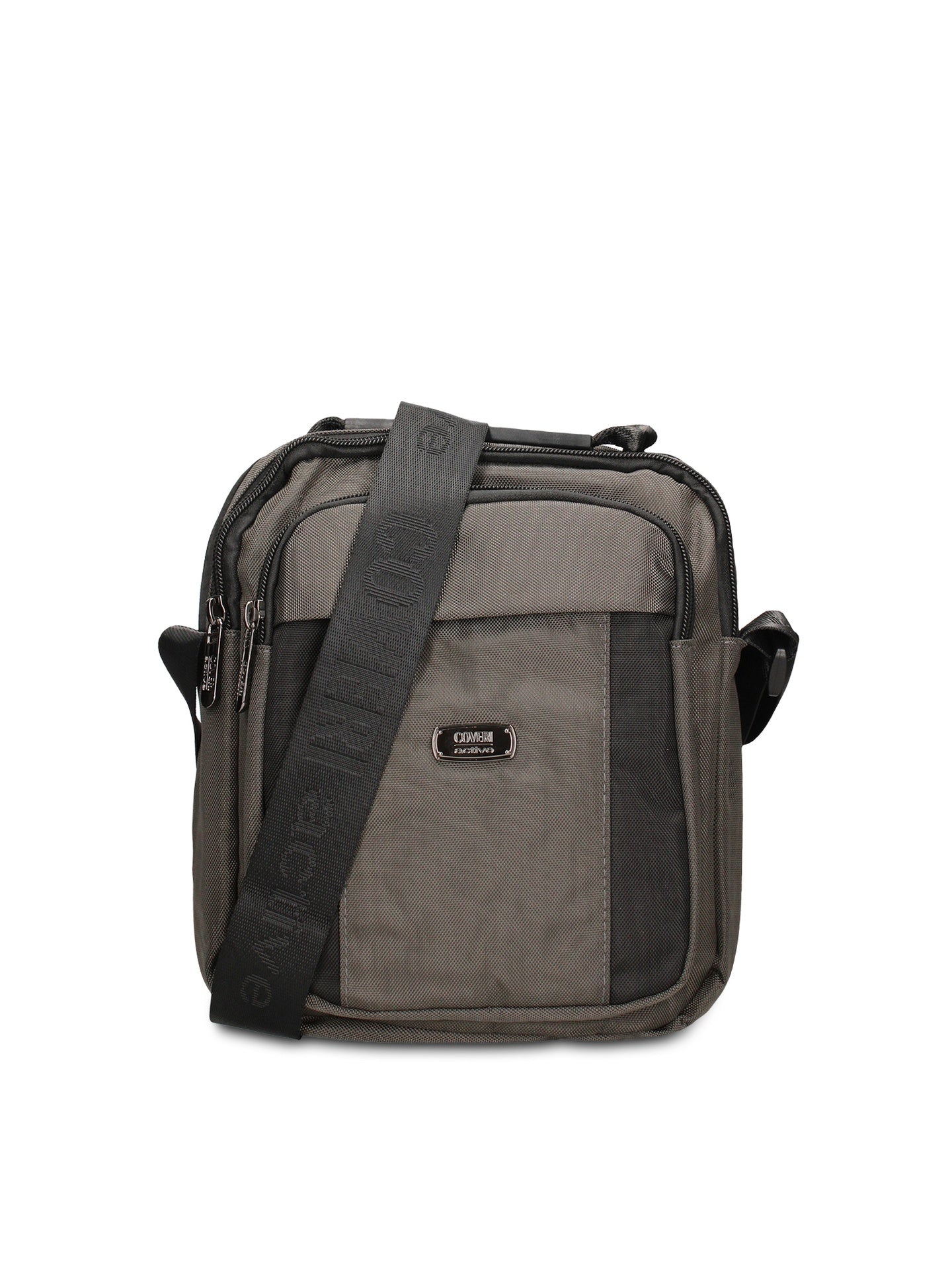 Borsa a Tracolla in 100% Pu Vegan Leather Grigio
