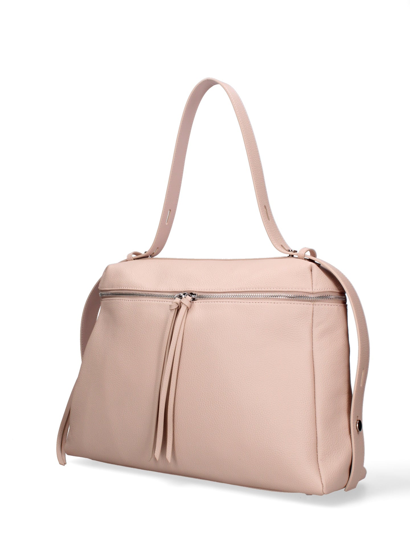 Borsa a Mano in Vera Pelle Nudo