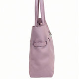 Borsa a Tracolla in Dollaro Leather Rosa