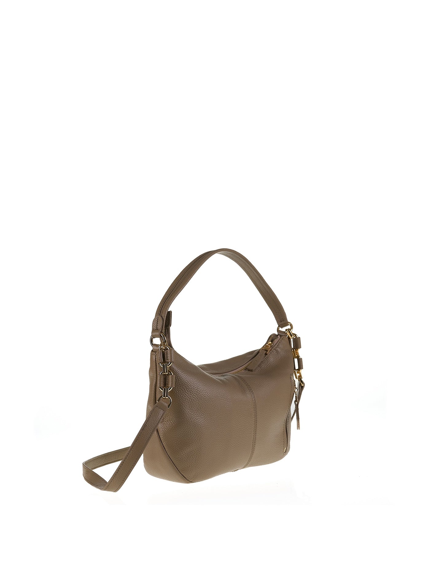 Borsa a Spalla in Vera Pelle Marmo