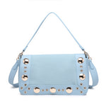 Borsa a Tracolla in Pelle Vegana Blu