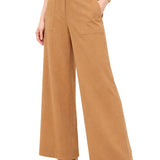 Pantaloni Donna in Cotone Tabacco