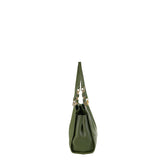 Borsa a Spalla in Vera Pelle Verde