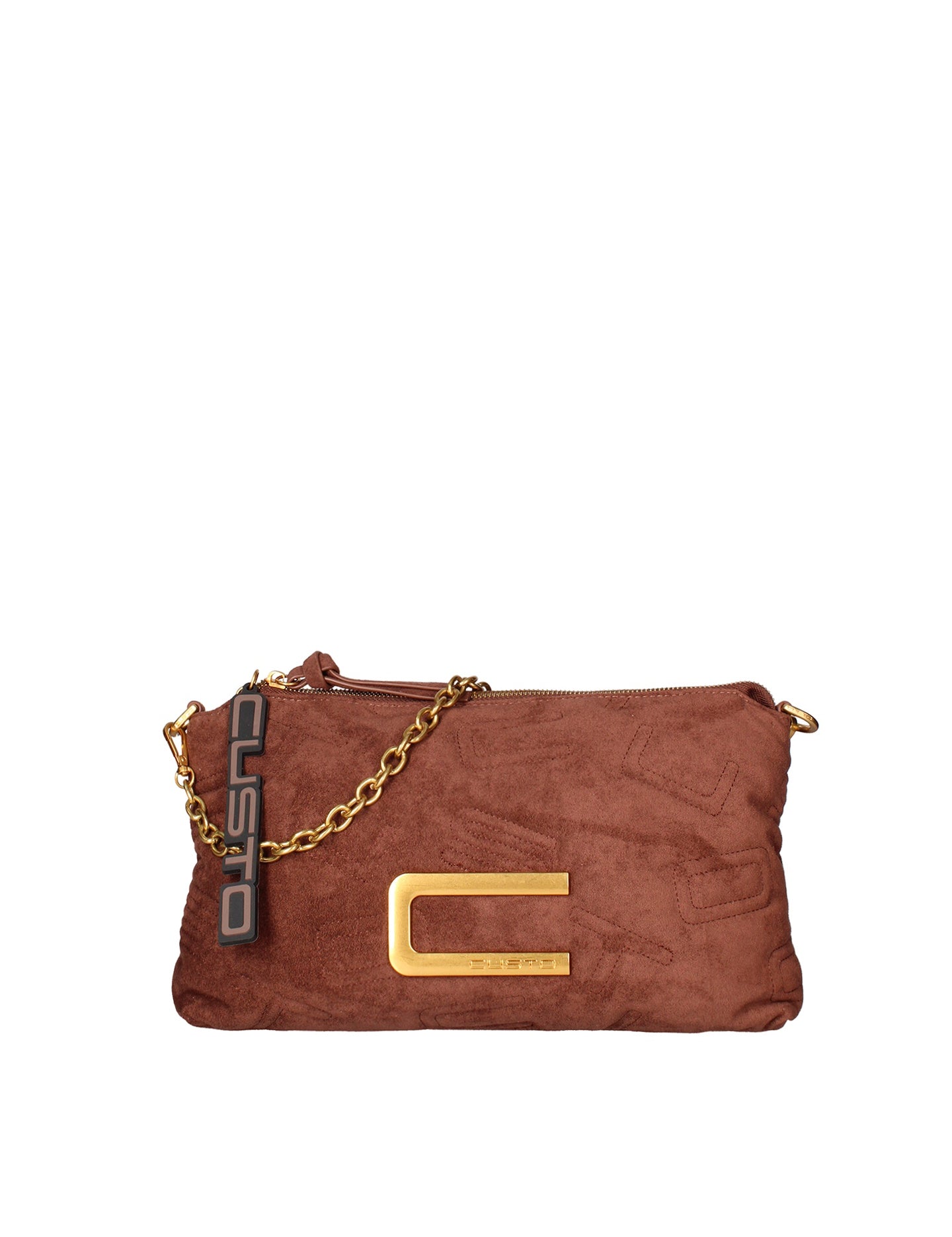Borsa a spalla CUSTO - Marrone