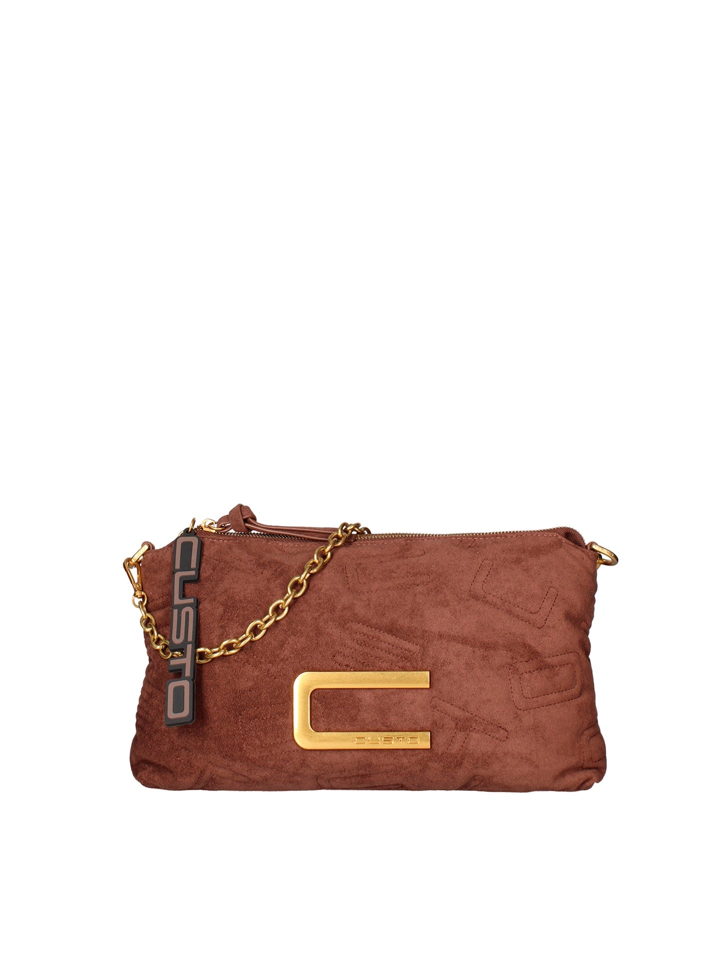 Borsa a spalla CUSTO - Marrone