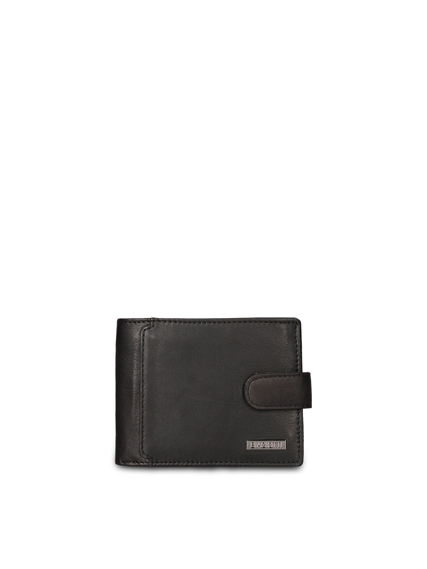 Portafoglio in Vera Pelle Nero