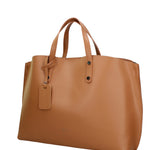 Borsa a Mano in Ruga Leather Cognac