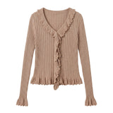 Vestito in Poliestere Taupe