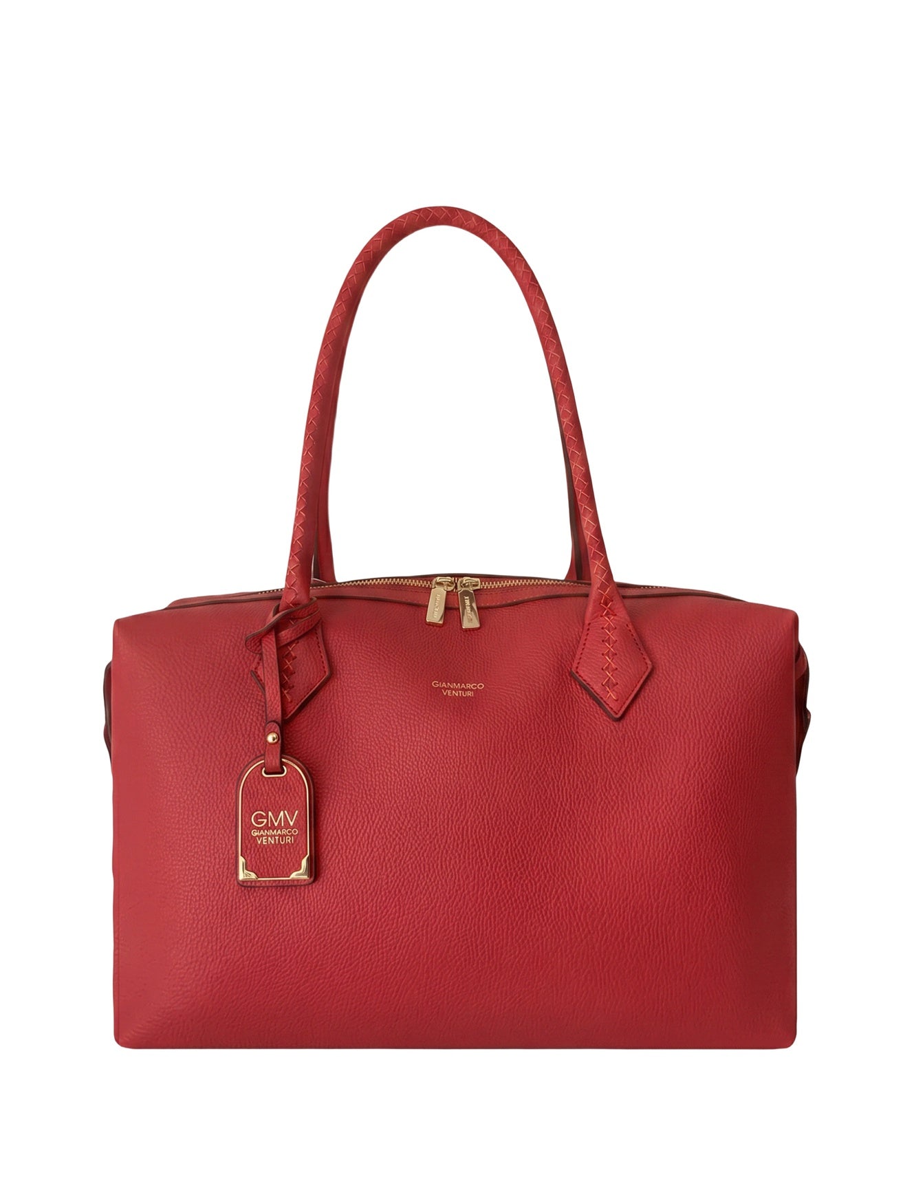 Borsa a spalla in Pelle Vegana Rosso GianMarco Venturi