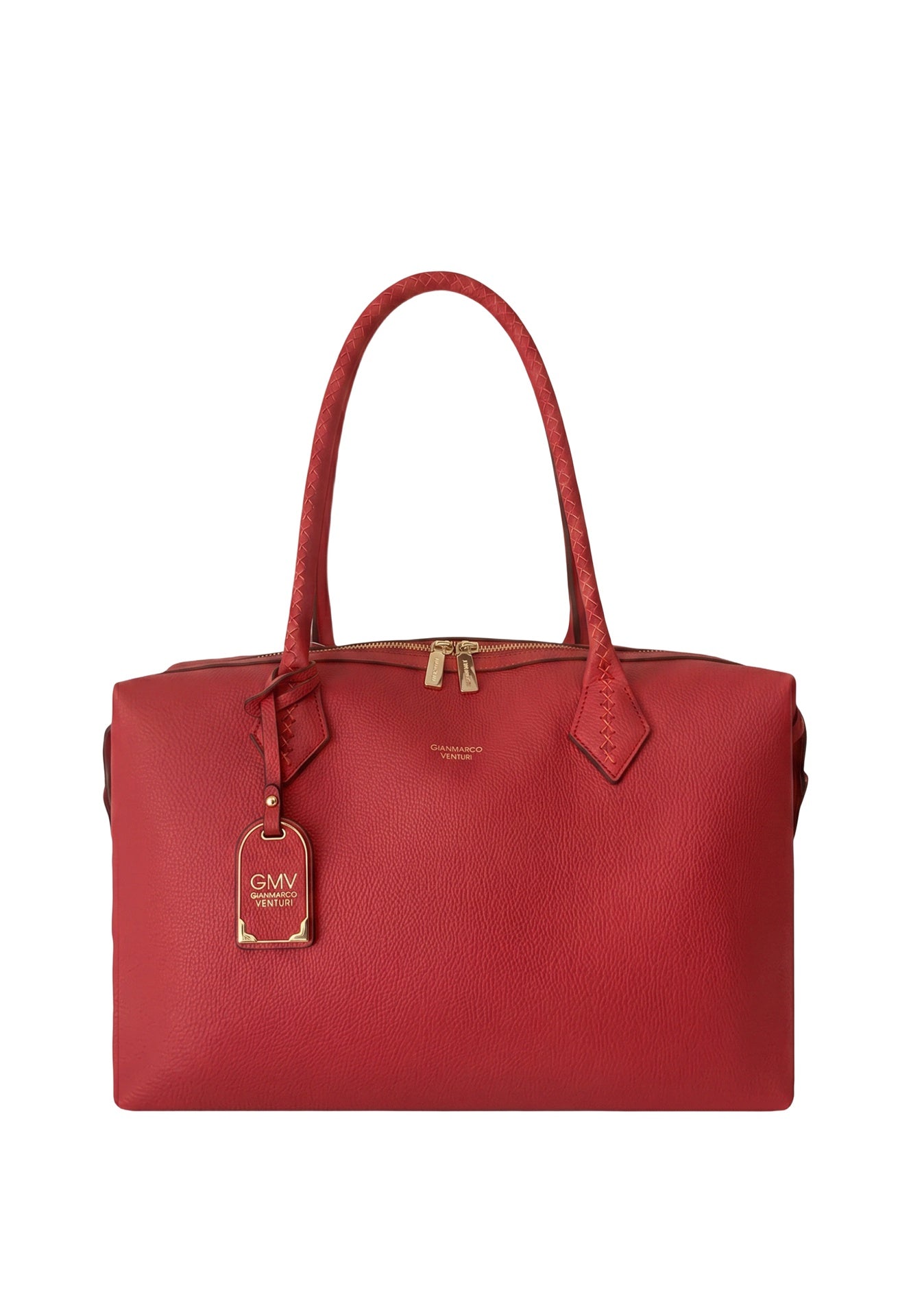Borsa a spalla in Pelle Vegana Rosso GianMarco Venturi