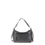 Borsa a Spalla in Vera Pelle Grigio Pierre Cardin