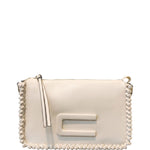 Borsa a tracolla in Pelle Vegana Off-White CUSTO BARCELONA