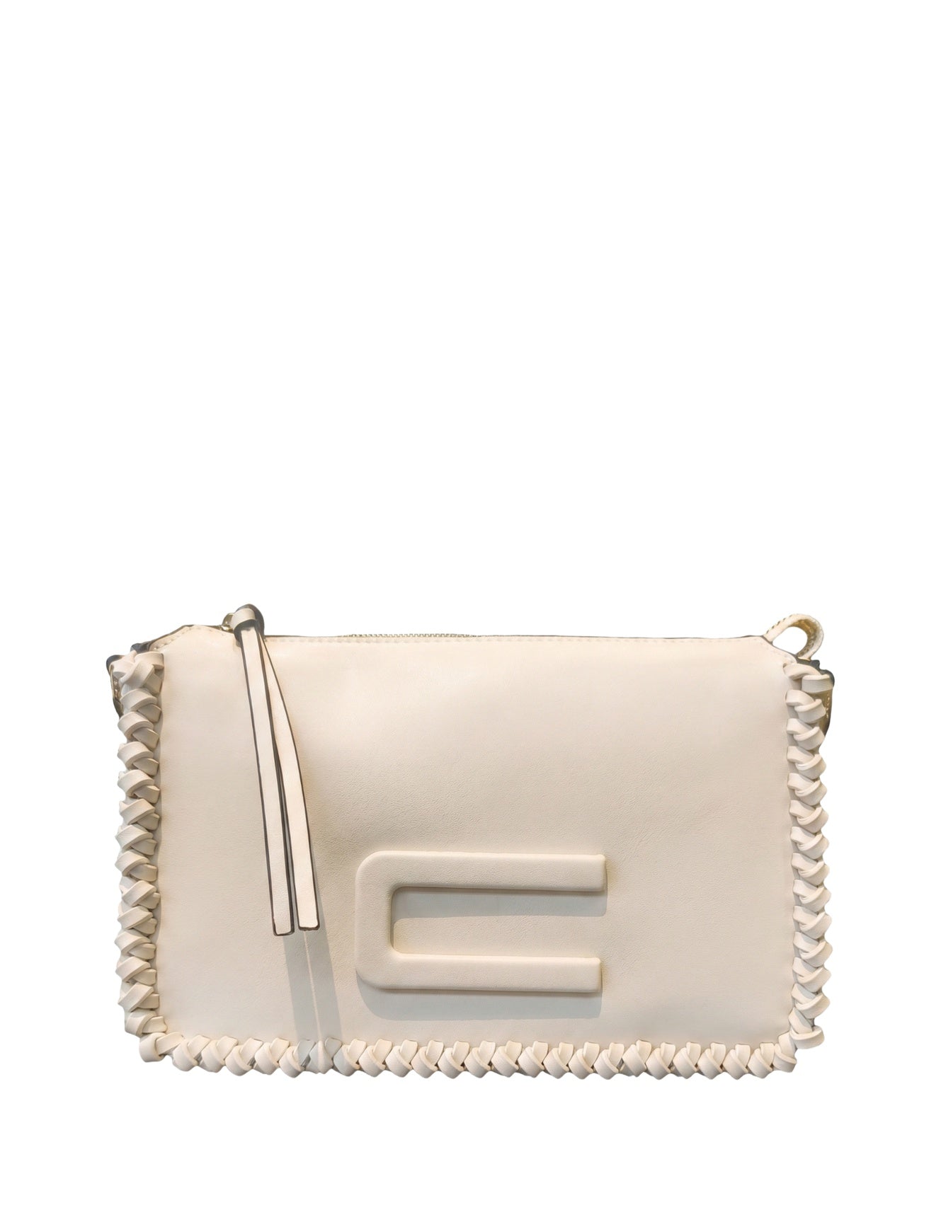 Borsa a tracolla in Pelle Vegana Off-White CUSTO BARCELONA