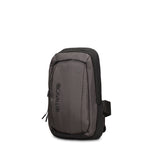 Marsupio in 100% Pu Vegan Leather Grigio Scuro