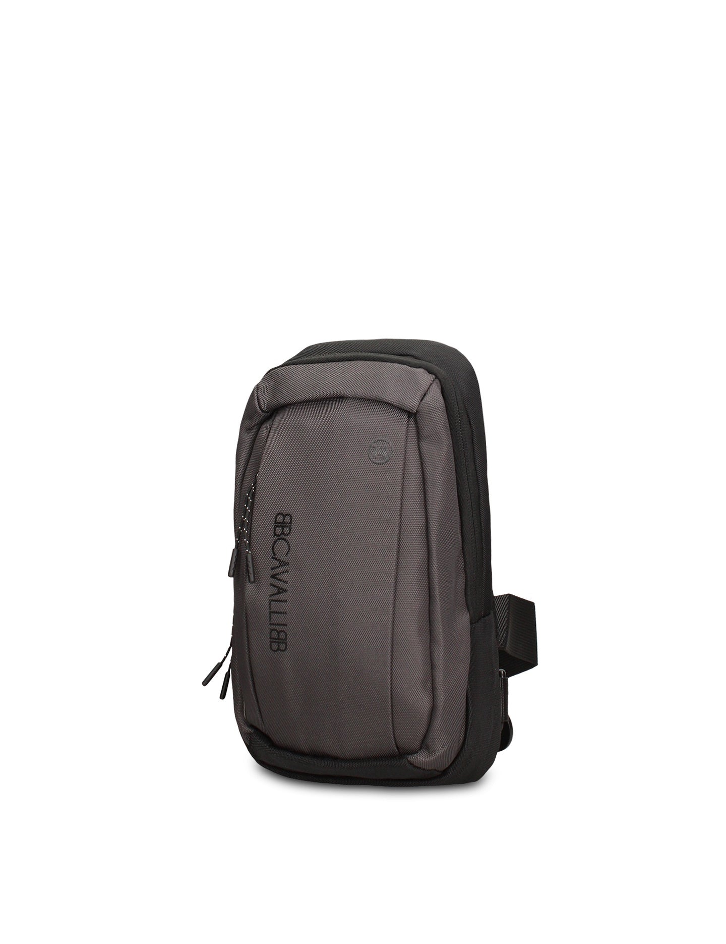 Marsupio in 100% Pu Vegan Leather Grigio Scuro