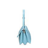 Borsa a Tracolla in Pelle Vegana Azzurro