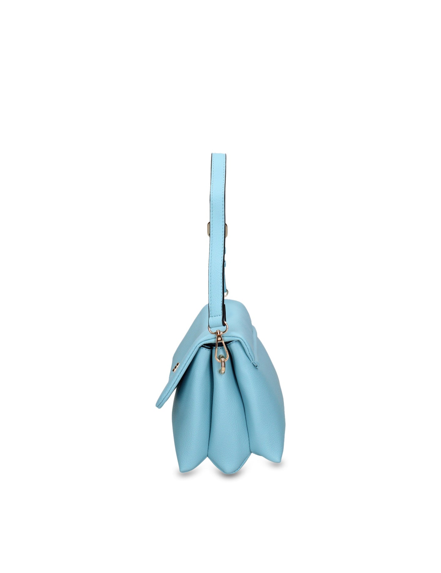 Borsa a Tracolla in Pelle Vegana Azzurro