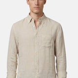 Camicia in Lino Beige Navigare