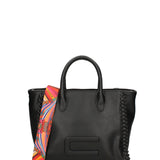Borsa a mano in Pelle Vegana Nero