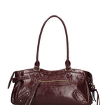 Borsa a Mano in Vera Pelle Bordeaux Chiara Ferretti