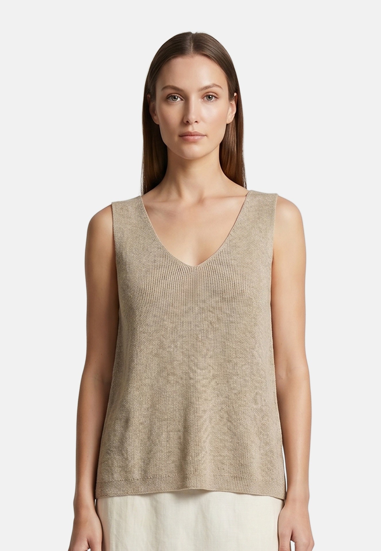 Vestito in Poliestere Taupe Roberta Rossi