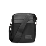 Borsa a Tracolla in 100% Pu Vegan Leather Nero