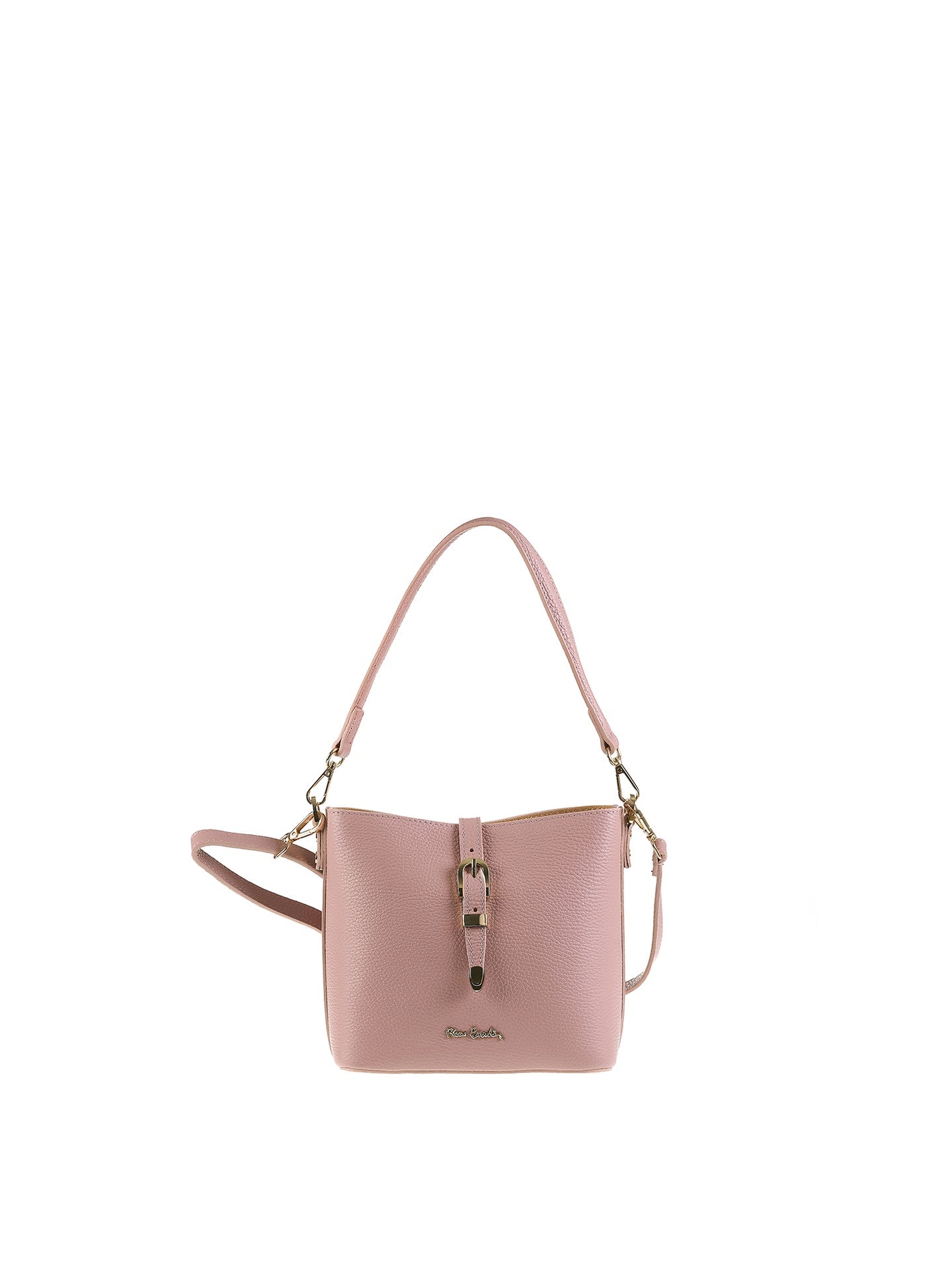 Borsa a Spalla in Vera Pelle Malva Pierre Cardin