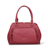 Borsa a Mano in Pelle Vegana Bordeaux Pierre Cardin