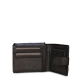 Portafoglio in Vera Pelle Nero
