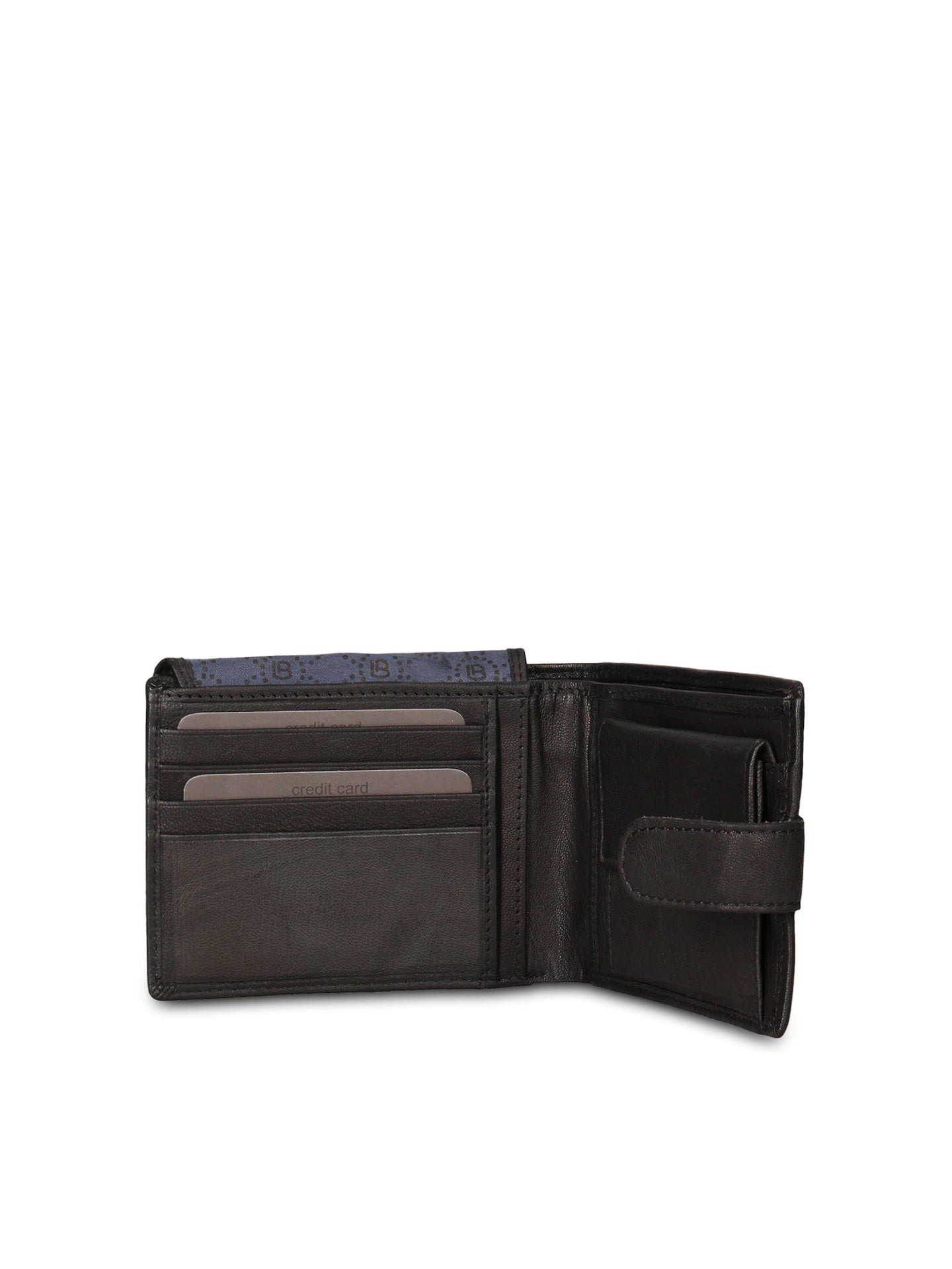 Portafoglio in Vera Pelle Nero