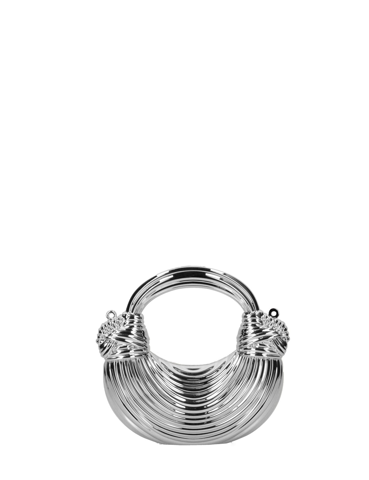 Borsa a Tracolla in Pvc Argento Chiara Ferretti