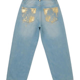Jeans Donna in Cotone Blu