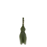 Borsa a Spalla in Vera Pelle Verde