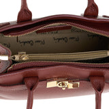 Borsa a Mano in Vera Pelle Marrone
