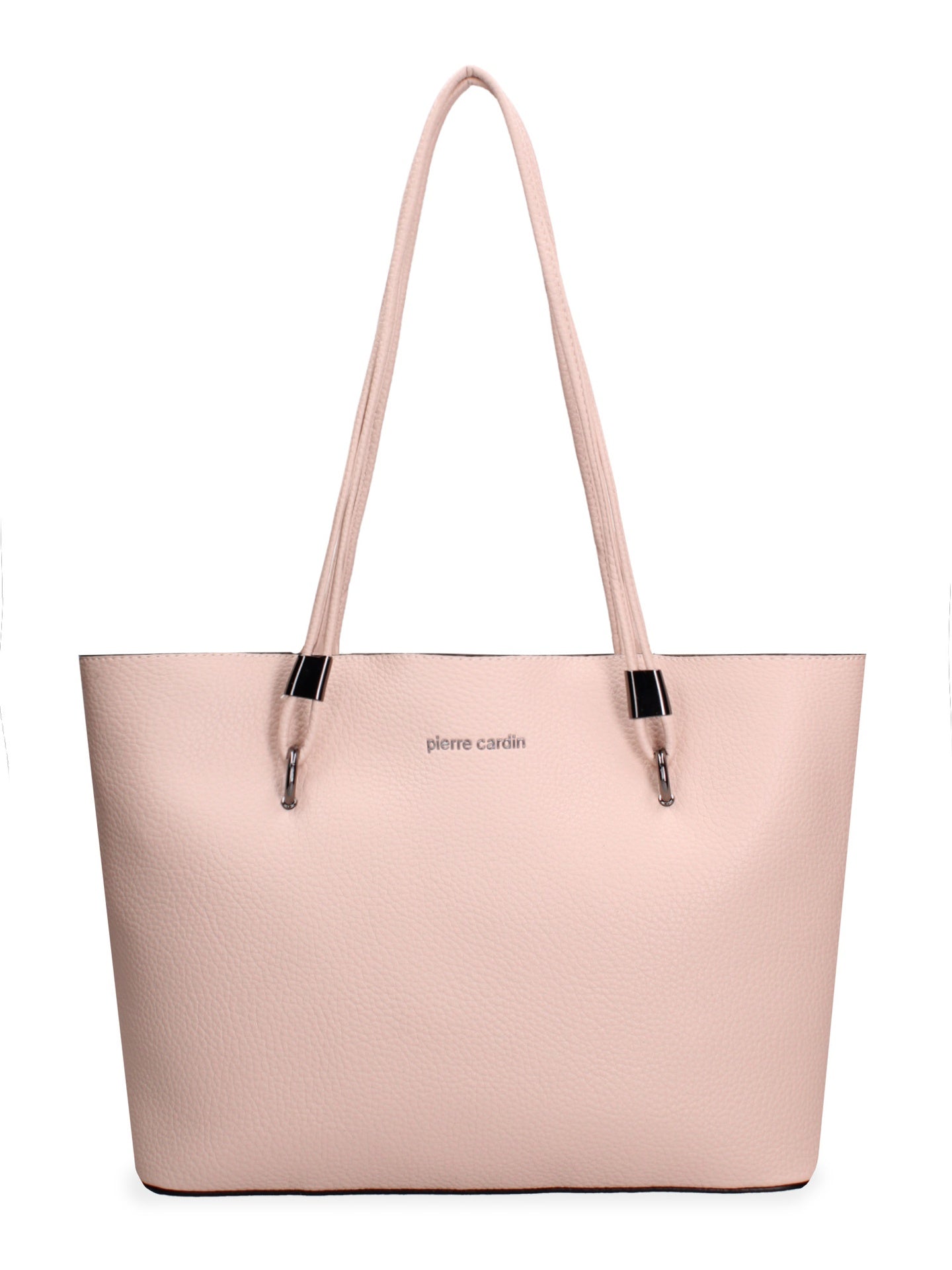 Borsa a Spalla in Pelle Vegana Cipria Pierre Cardin
