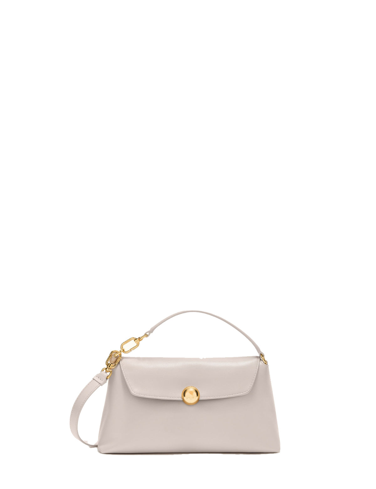 Borsa a Mano in Vera Pelle Crema Furla