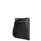 Borsa a Tracolla in Vera Pelle Nero
