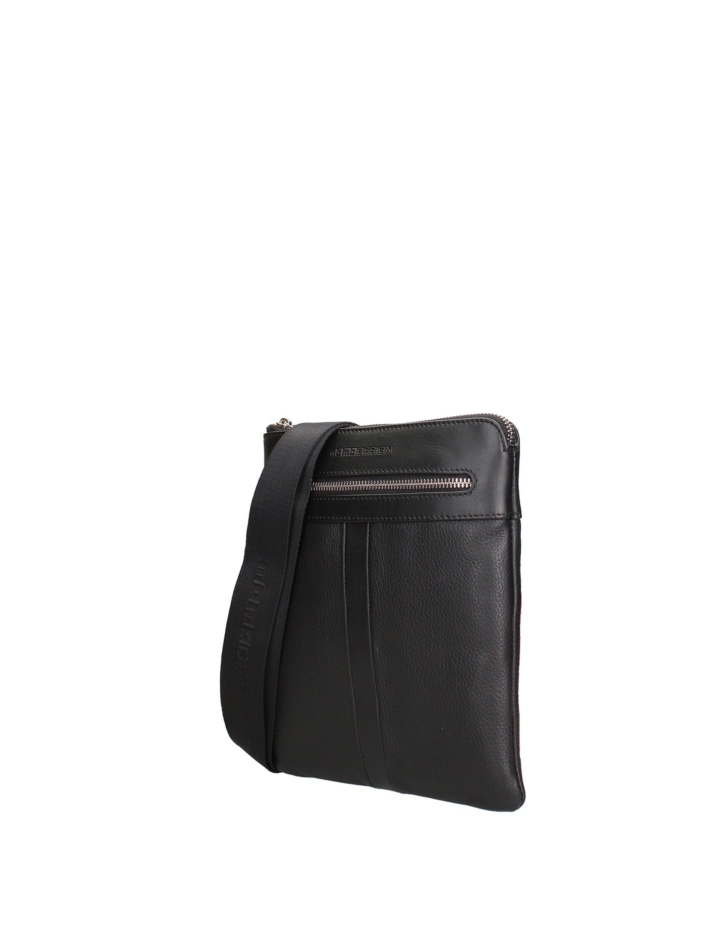 Borsa a Tracolla in Vera Pelle Nero