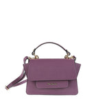 Borsa a Mano in Vera Pelle Viola Pierre Cardin