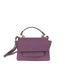 Borsa a Mano in Vera Pelle Viola Pierre Cardin