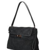 Borsa a Mano in Vera Pelle Nero