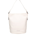 Borsa a Spalla in Polyester Bianco Pierre Cardin