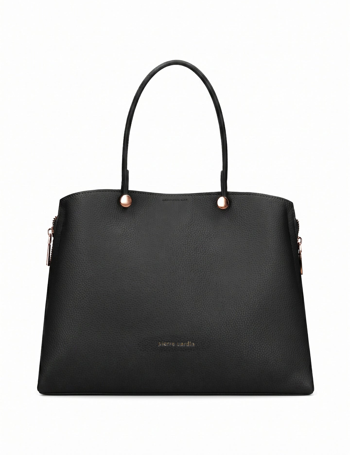 Borsa a Mano in Pelle Vegana Nero Pierre Cardin