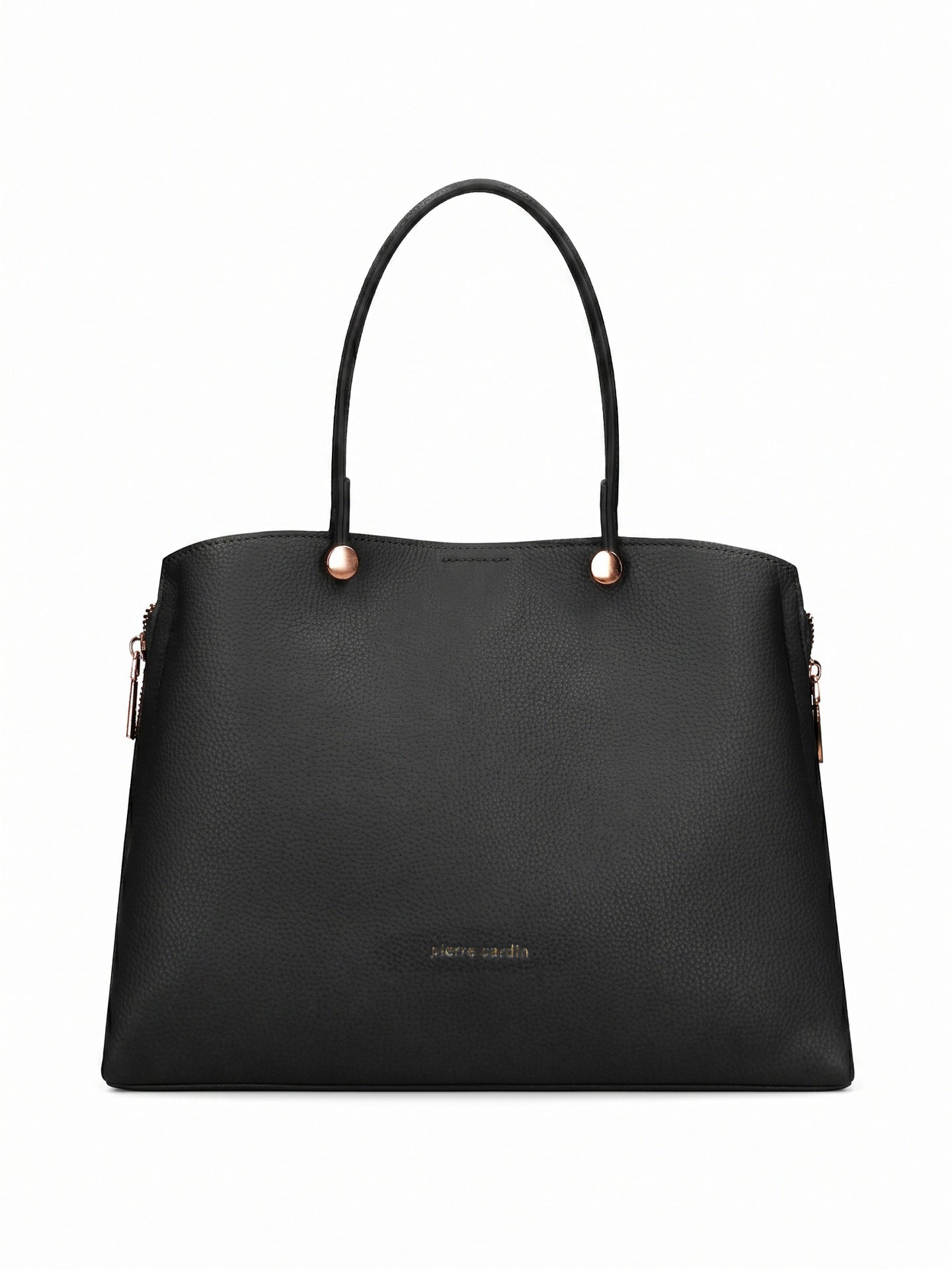 Borsa a Mano in Pelle Vegana Nero Pierre Cardin